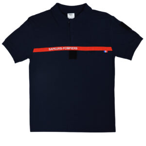 achat en ligne polo sapeur-pompier à manches courtes