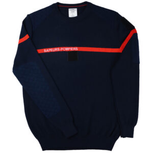 Pull sapeurs pompiers manches longues demi-saison, label DSC